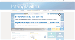 Desktop Screenshot of letanglaville.fr