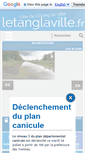 Mobile Screenshot of letanglaville.fr